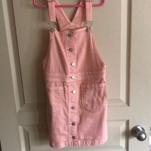 Art Class - size 7-8 - pink denim jumper dress